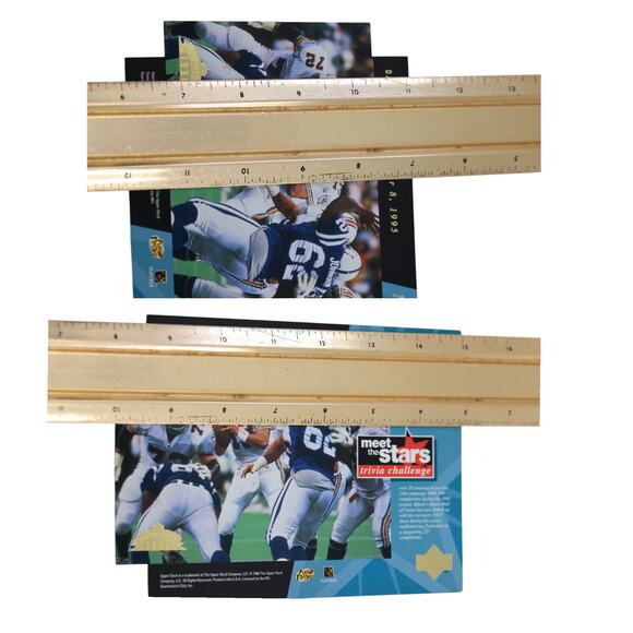 Dan Marino 1996 Upper Deck 5"x7" Meet the Stars Jumbo Cards Miami Dolphins - Picture 8 of 16